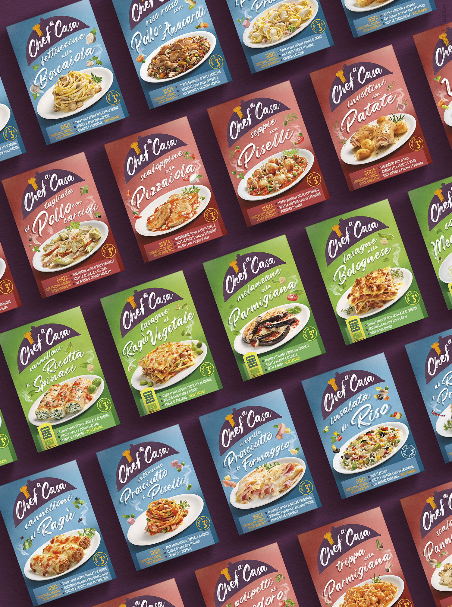 CHEF A CASA食品包裝設計參考(圖1)