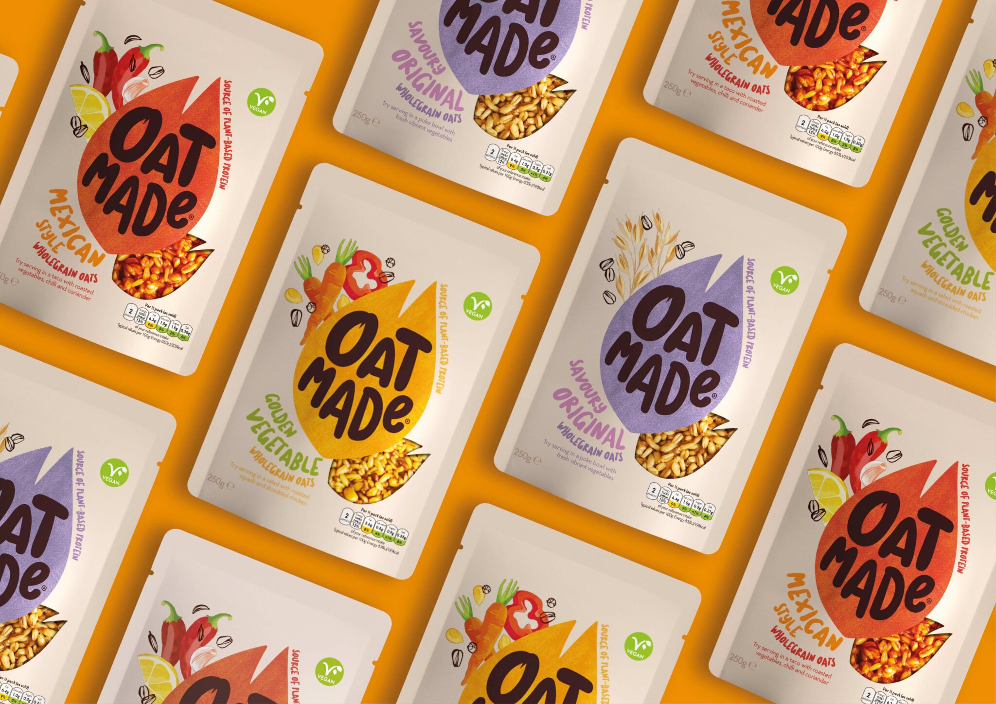 ?OatMade燕麥片食品創意包裝設計(圖1)