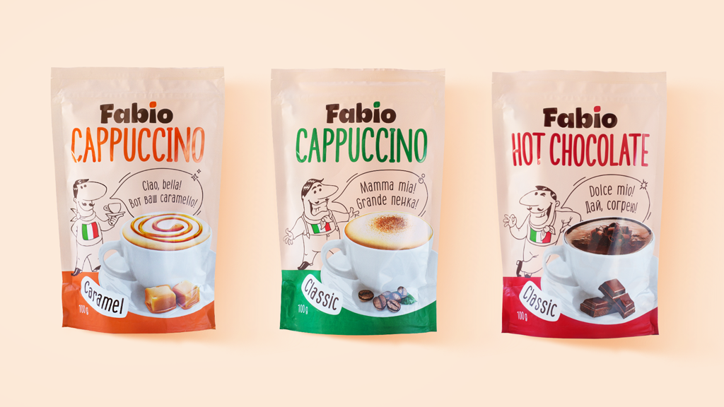 FABIO意大利咖啡飲料包裝這樣設計(圖7)
