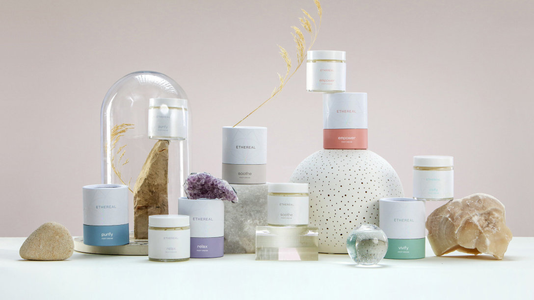 ?Etherealis全新系列的身體護理產(chǎn)品包裝設(shè)計(圖1) ?Etherealis全新系列的身體護理產(chǎn)品包裝設(shè)計(圖1)