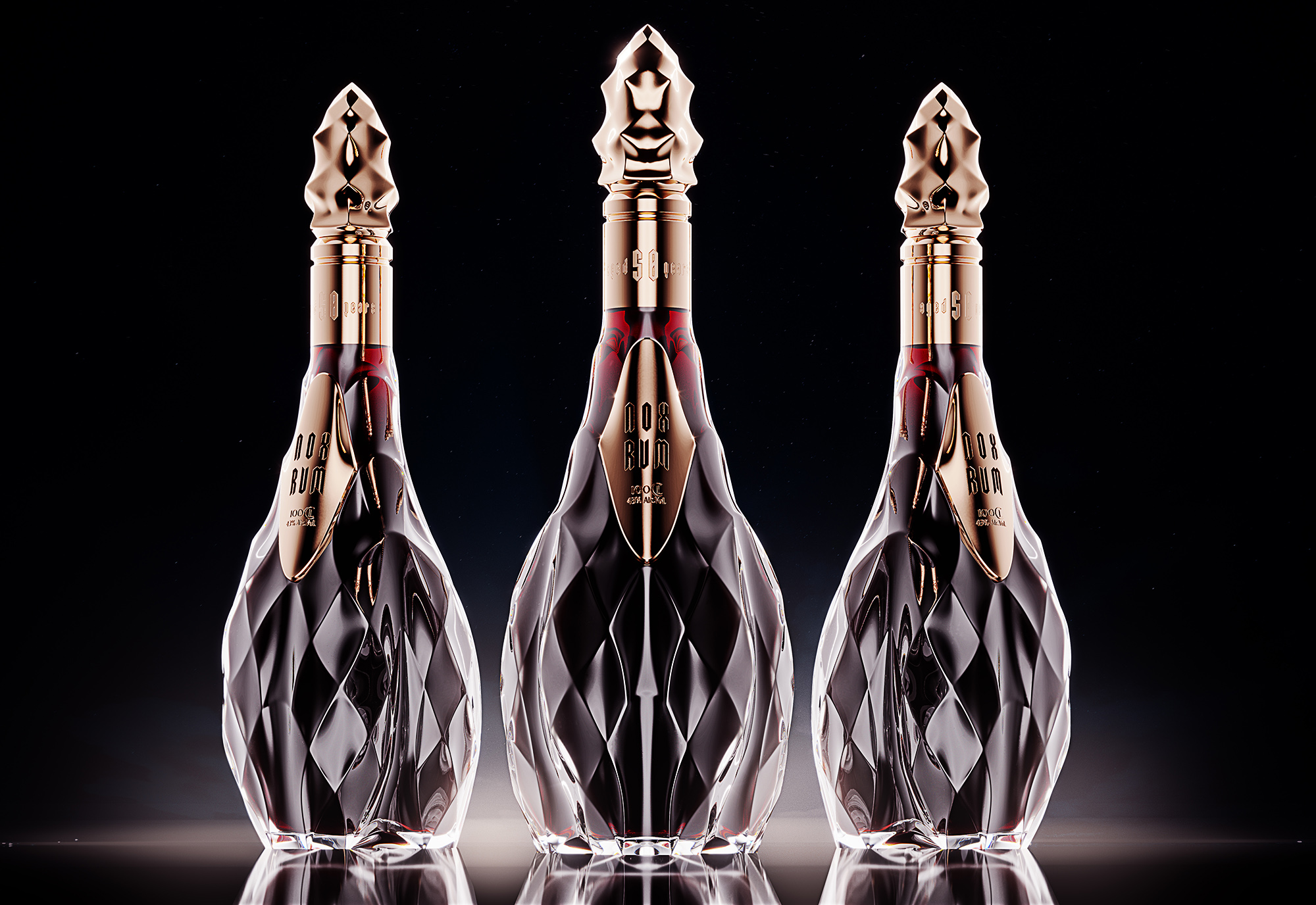 NOX RUM朗姆酒這樣設計簡約奢華(圖1)