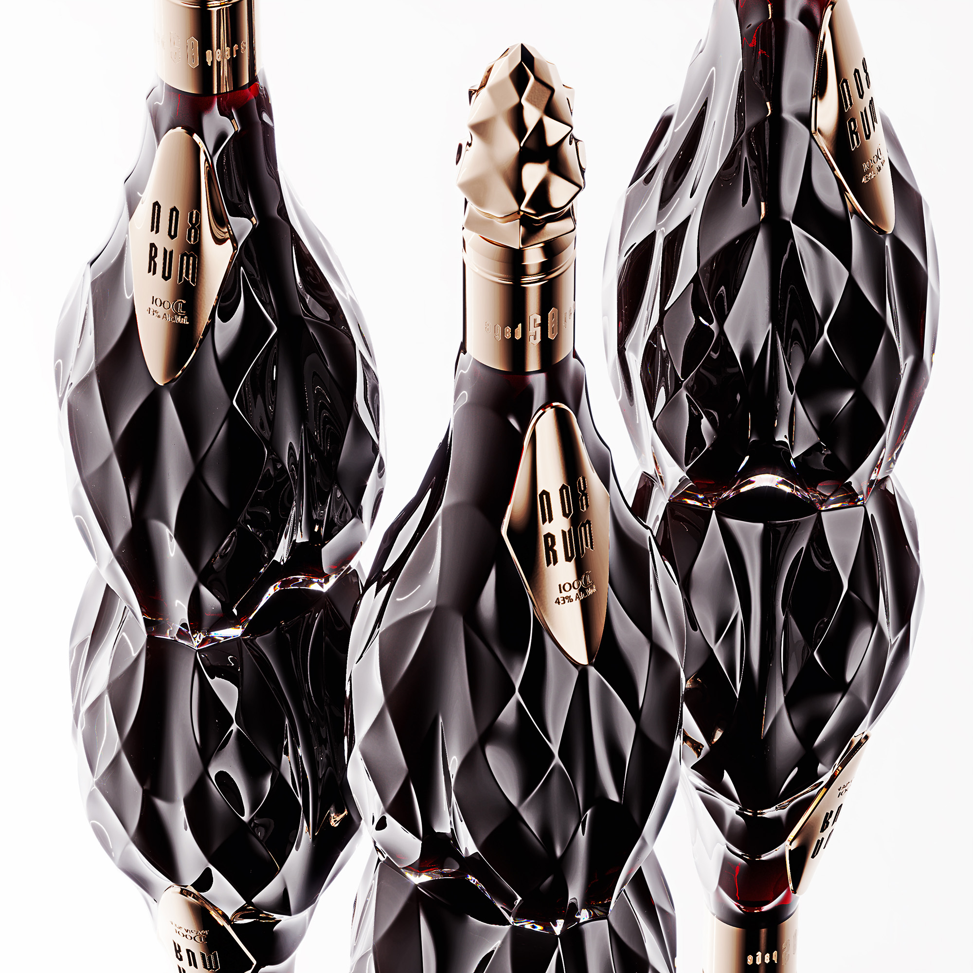 NOX RUM朗姆酒這樣設計簡約奢華(圖3)