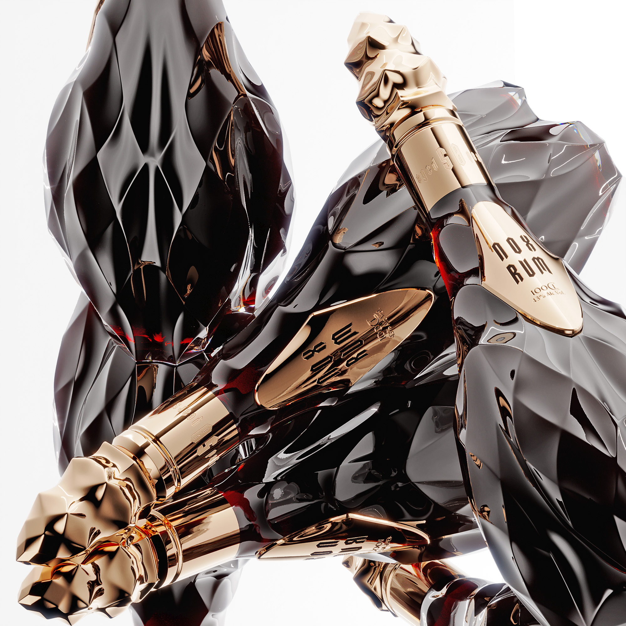 NOX RUM朗姆酒這樣設計簡約奢華(圖4)