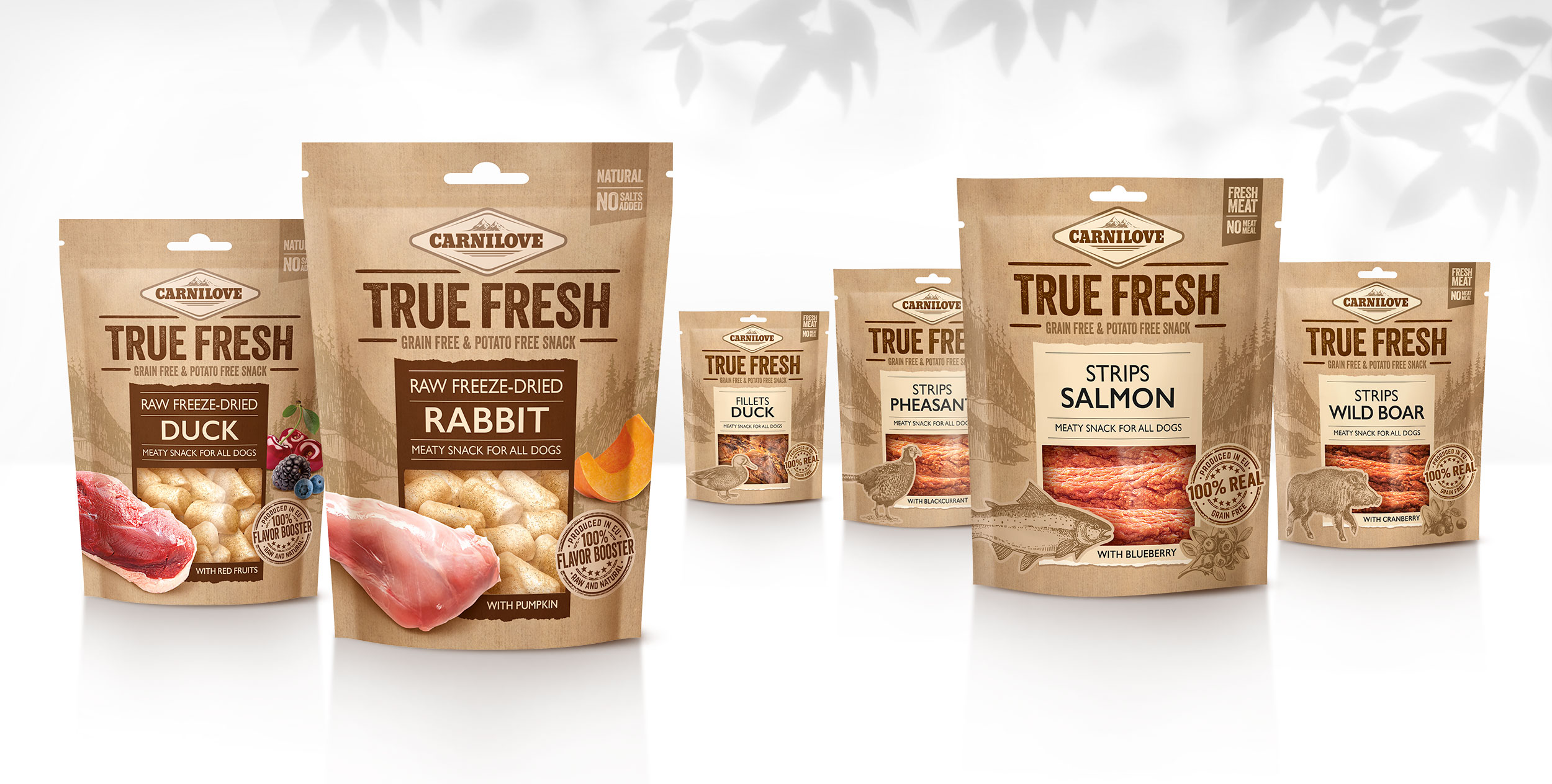 Carnilove TRUE FRESH品牌系列生凍干食品包裝設計(圖1) Carnilove TRUE FRESH品牌系列生凍干食品包裝設計(圖1)