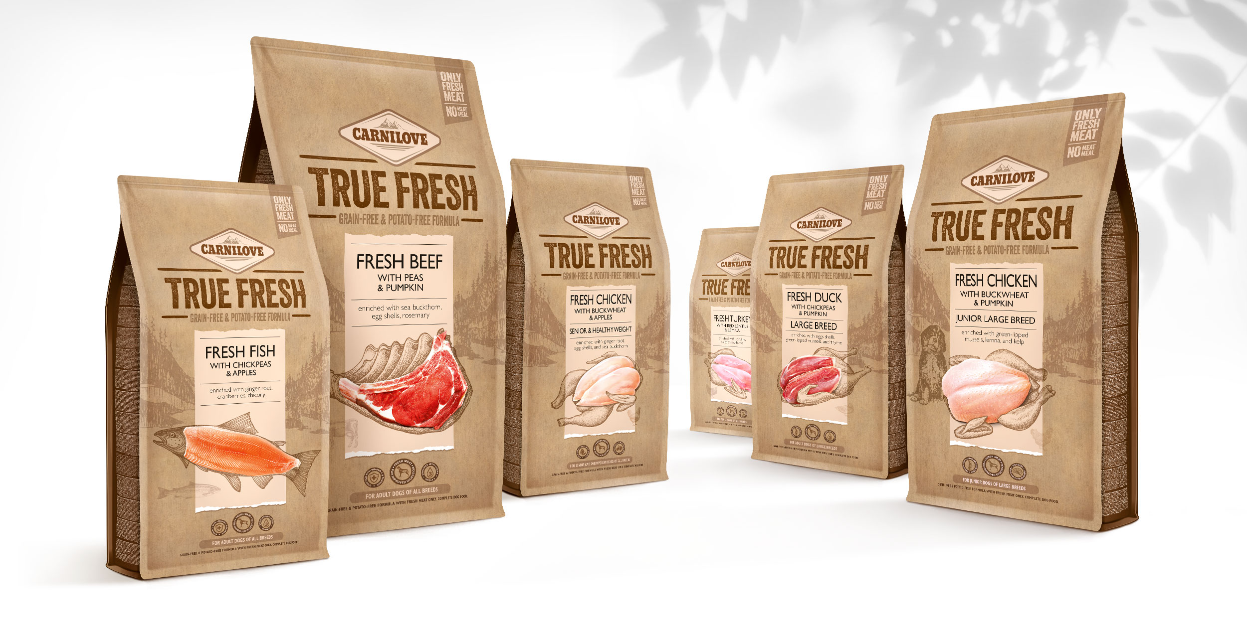 Carnilove TRUE FRESH品牌系列生凍干食品包裝設計(圖2) Carnilove TRUE FRESH品牌系列生凍干食品包裝設計(圖2)