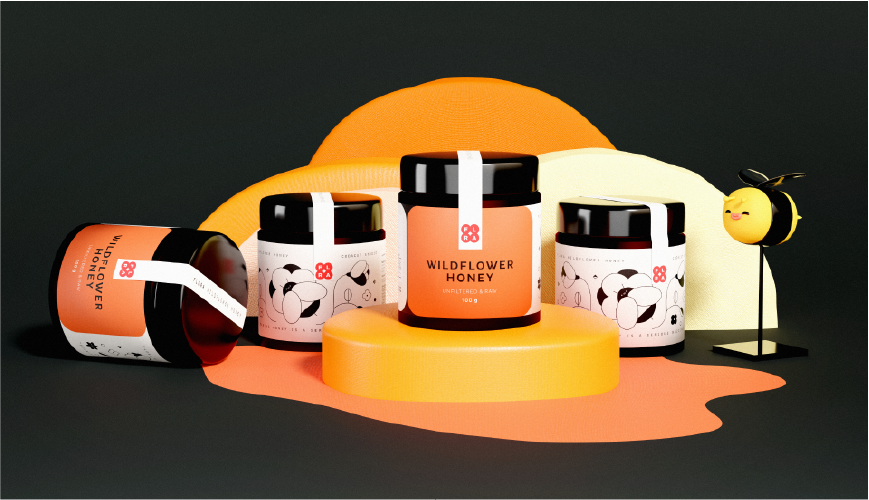 蜂蜜創意包裝設計參考(圖4)