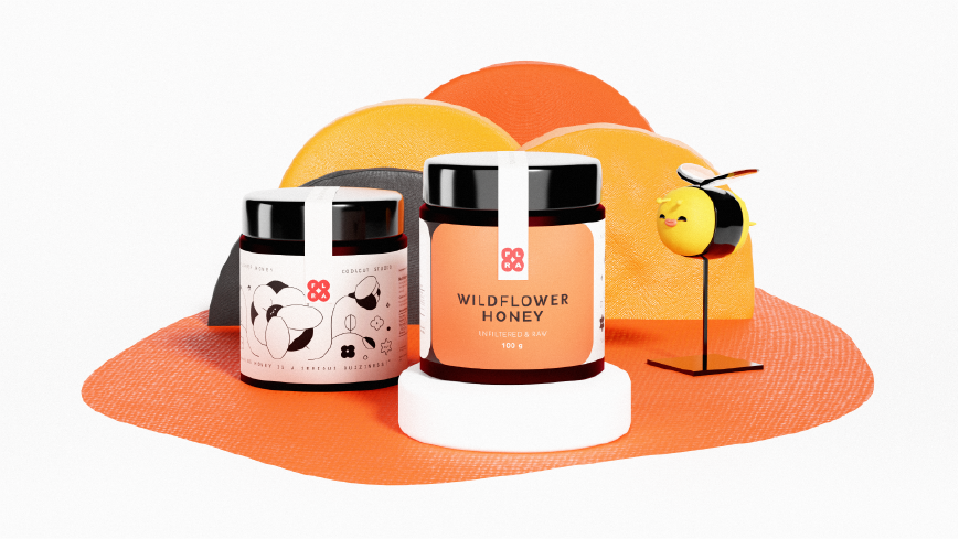 蜂蜜創意包裝設計參考(圖2)