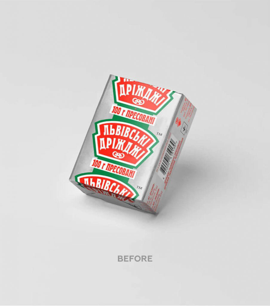 Lvivski Drizhdzhi酵母產品視覺包裝設計(圖3)