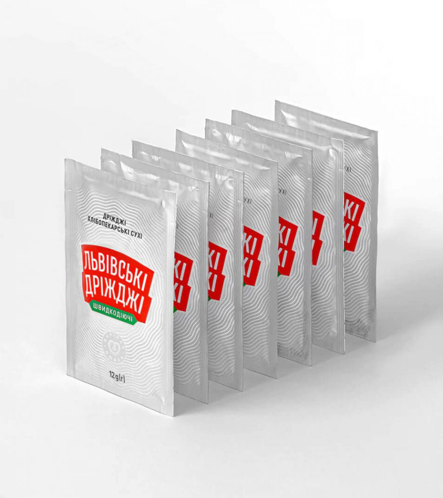 Lvivski Drizhdzhi酵母產品視覺包裝設計(圖4)
