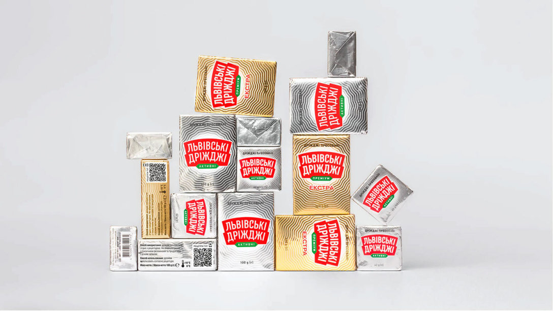 Lvivski Drizhdzhi酵母產品視覺包裝設計(圖6)