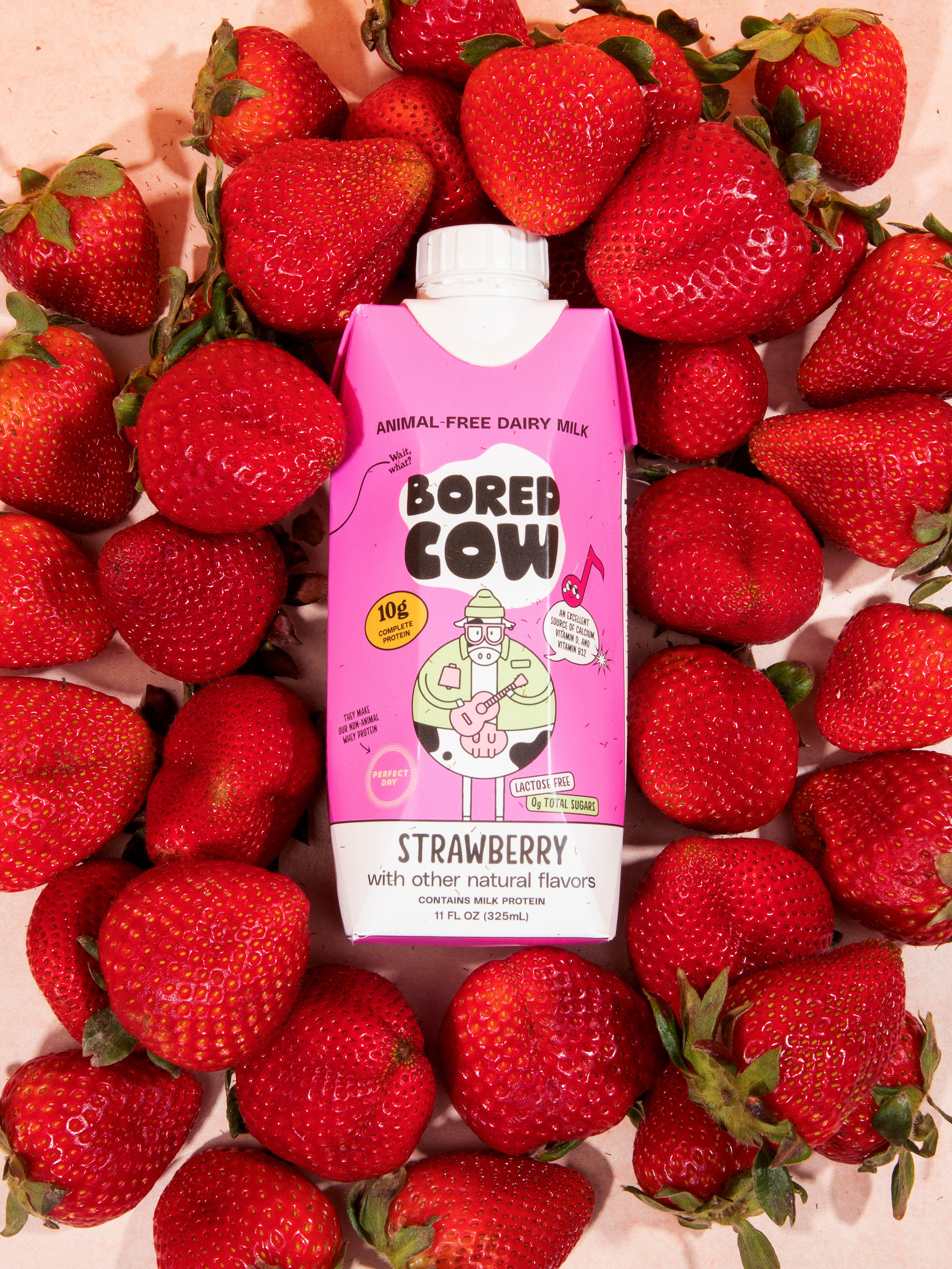 以漫畫(huà)風(fēng)格呈現(xiàn)的牛奶包裝設(shè)計(jì)(圖4)