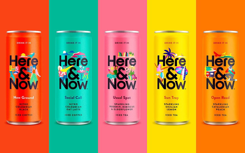 Here&Now系列冰茶和咖啡飲品創意包裝(圖3)