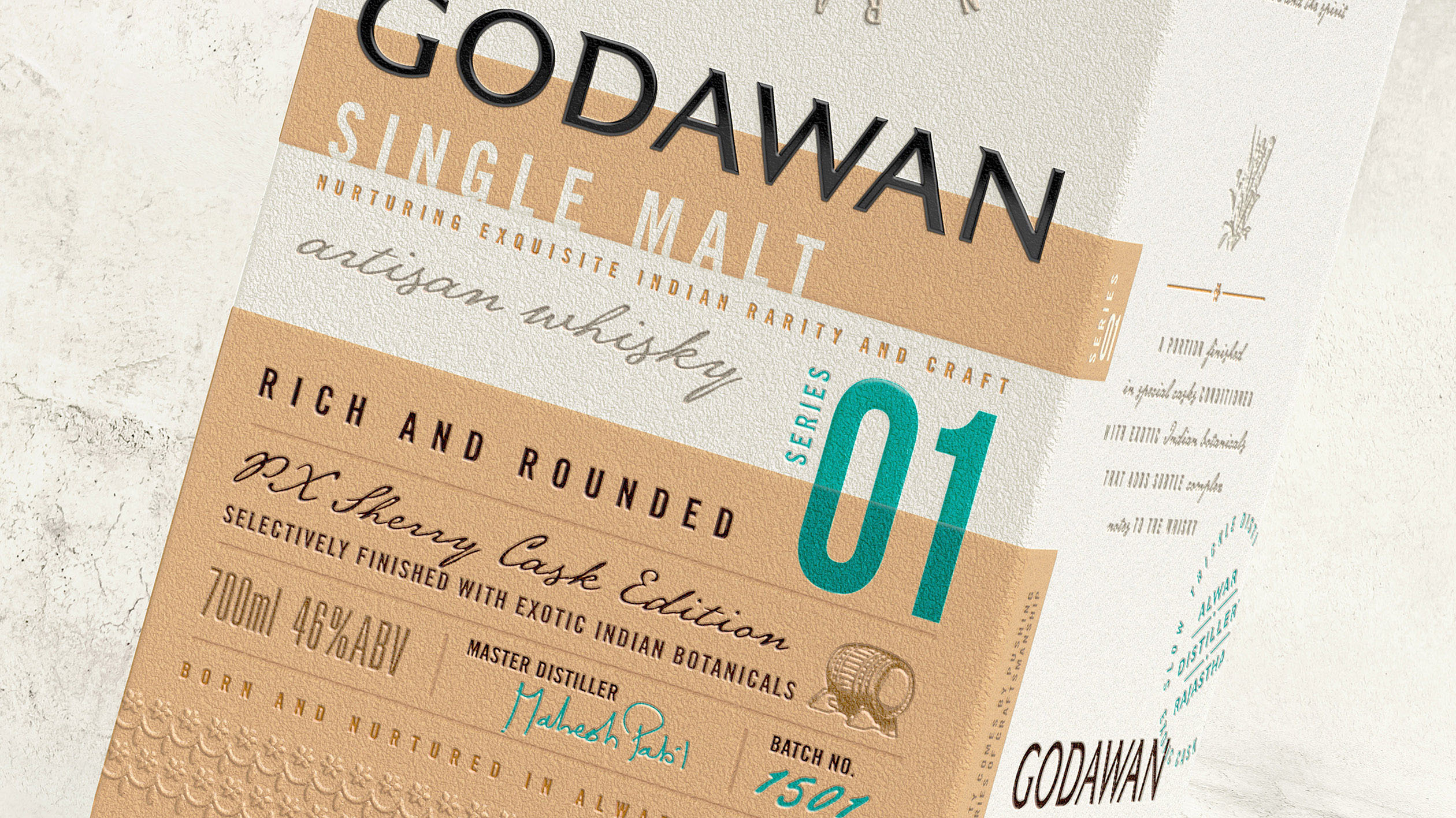 Godawan麥芽威士忌包裝設計(圖3)