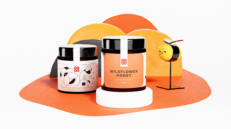 蜂蜜創意包裝設計作品欣賞(圖4) 蜂蜜創意包裝設計作品欣賞(圖4)