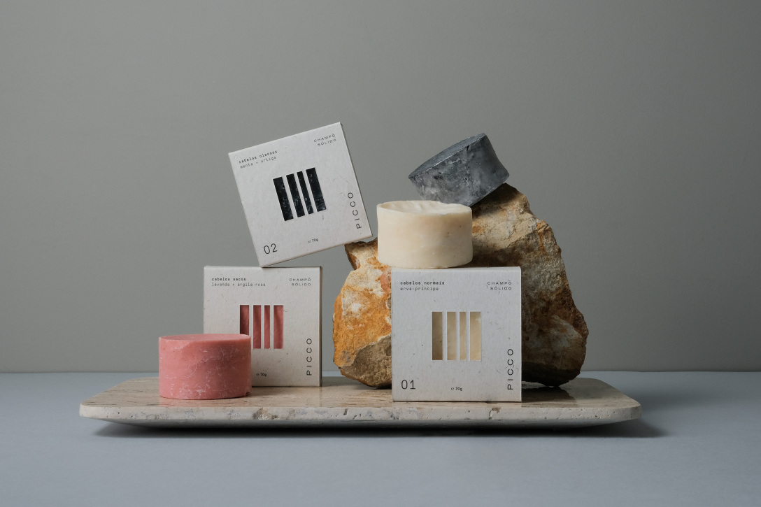 個人護理產品極簡的包裝設計(圖1)