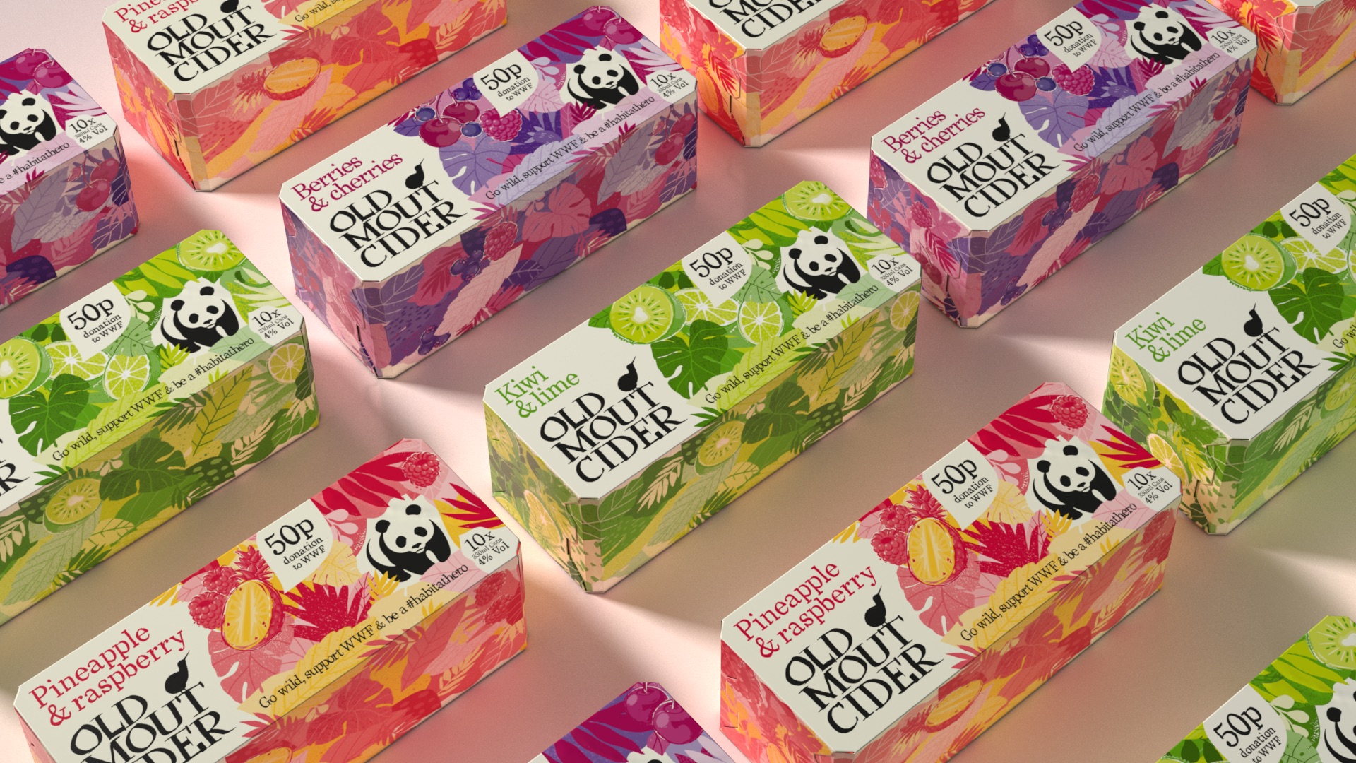 OldMou蘋果酒的限量版包裝這樣設(shè)計(jì)在貨架上脫穎而出(圖5)