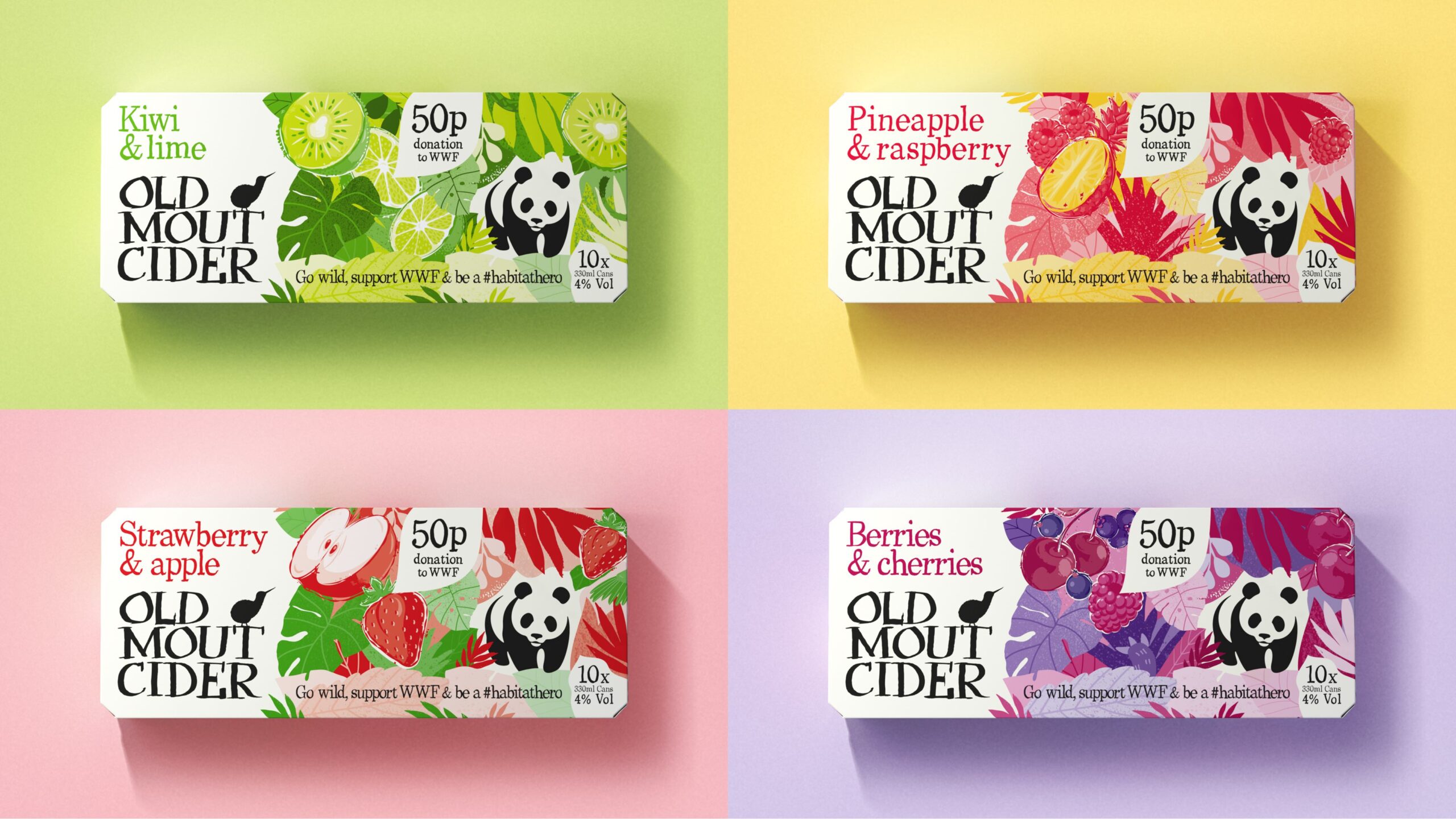 OldMou蘋果酒的限量版包裝這樣設(shè)計(jì)在貨架上脫穎而出(圖2)