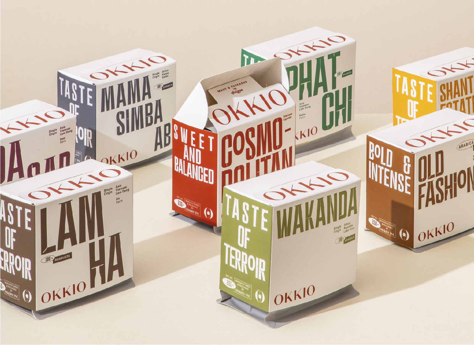 OKKIO咖啡品牌創(chuàng)意包裝設計(圖1)