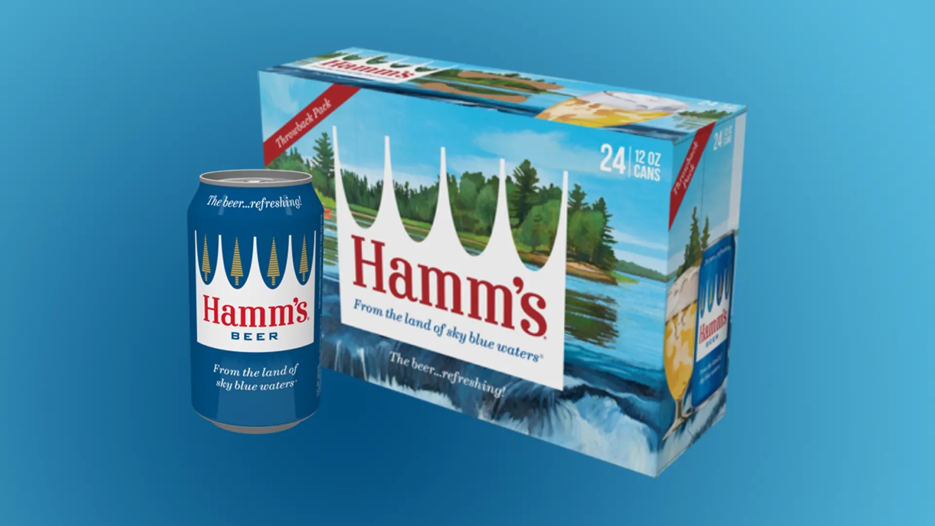 Hamms啤酒品牌視覺包裝設計(圖1) Hamms啤酒品牌視覺包裝設計(圖1)