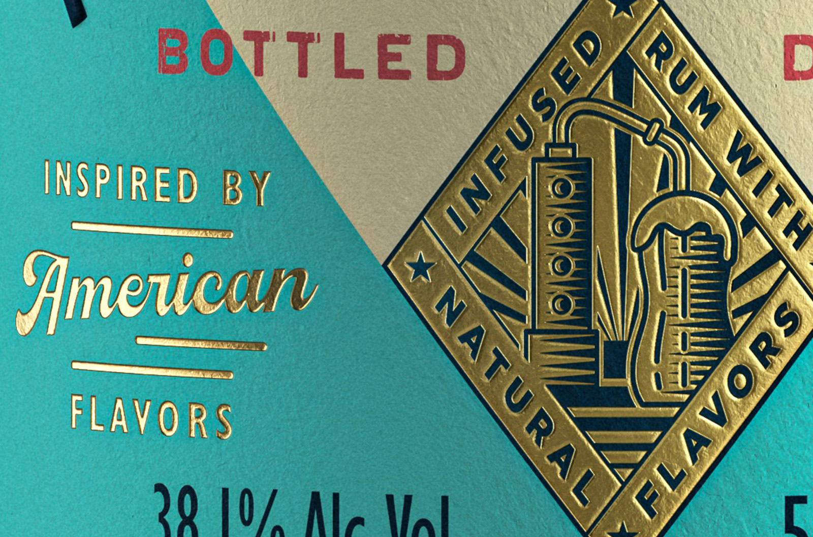 Razel朗姆酒的視覺品牌標識和包裝設計(圖3)