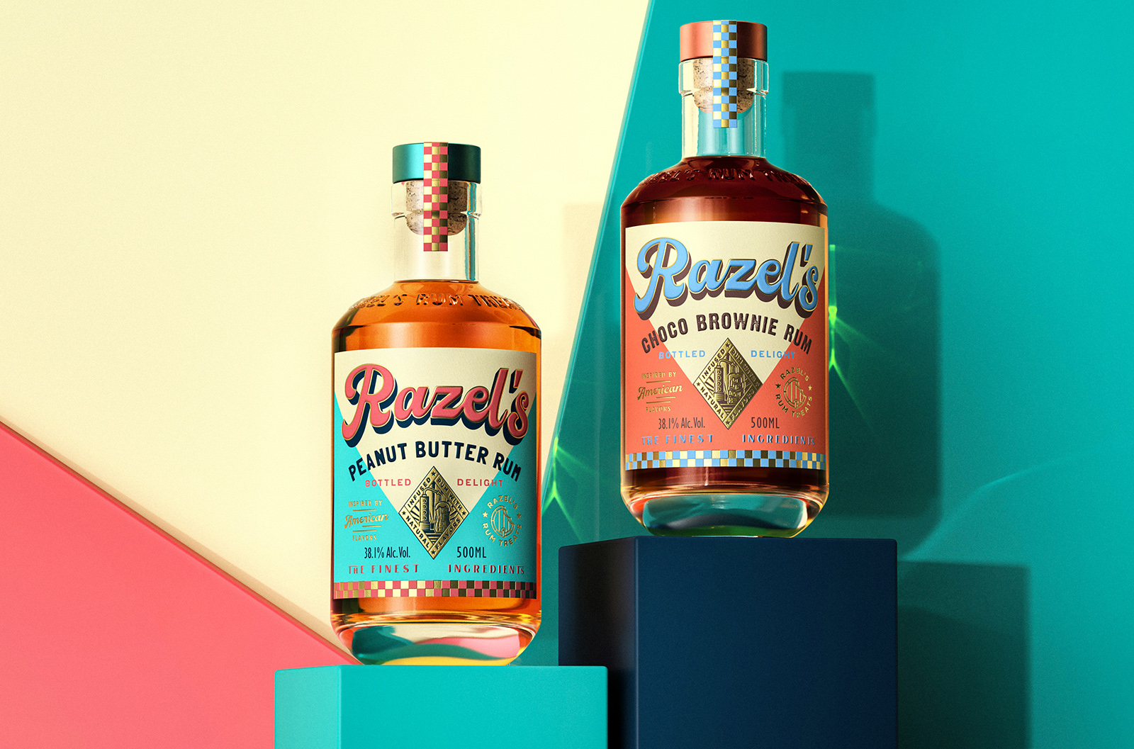 Razel朗姆酒的視覺品牌標識和包裝設計(圖1)