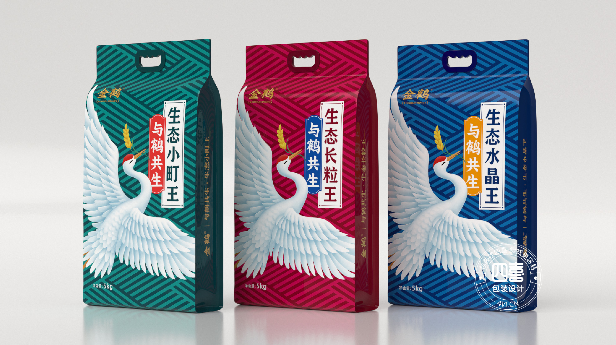 618抖音米面糧油類目銷量第一,這個大米品牌在包裝上做對了什么?(圖4) 四喜:618抖音米面糧油類目銷量第一,這個大米品牌在包裝設計上做對了什么?(圖4)