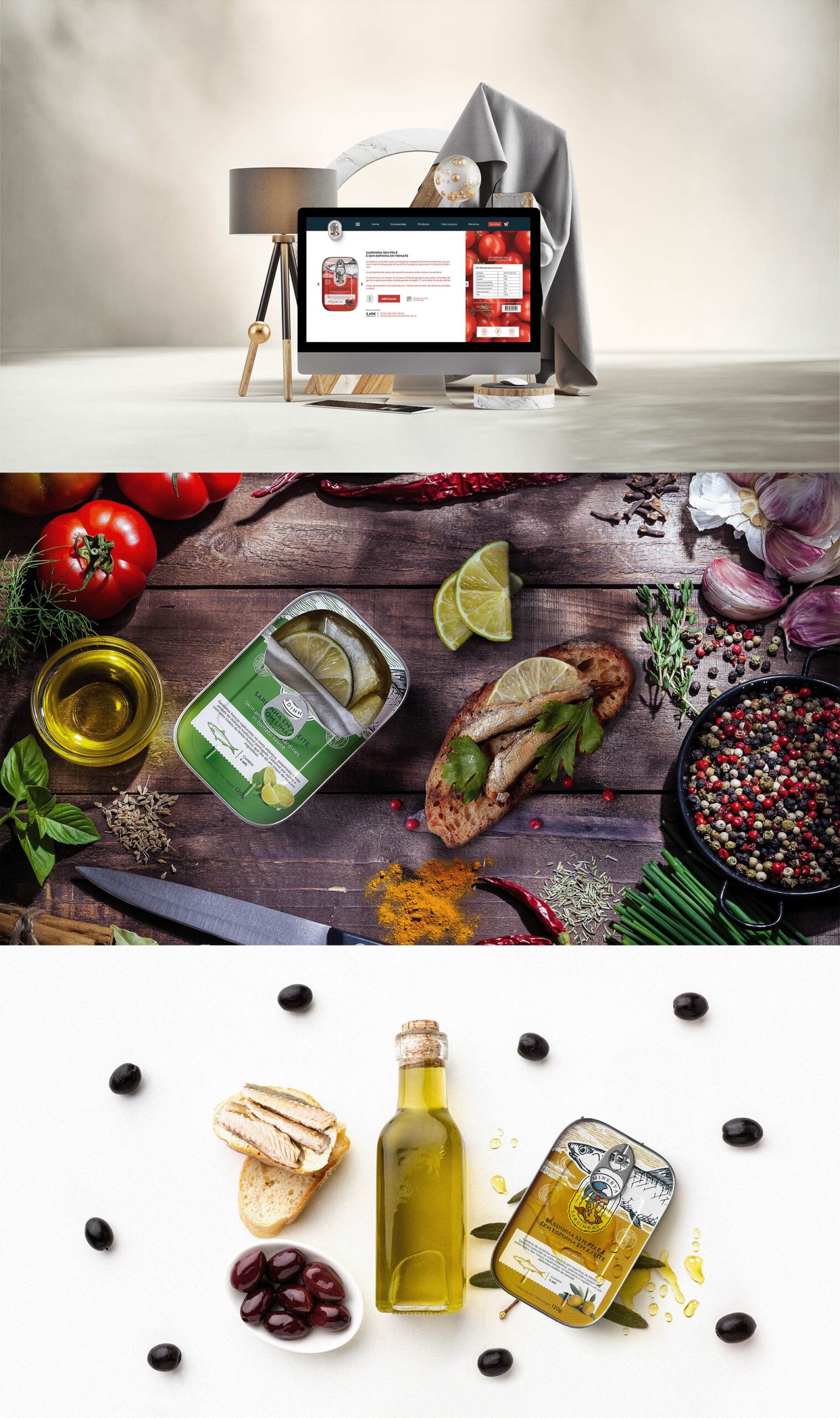 葡萄牙MINERVA魚罐頭食品包裝設計參考(圖4)