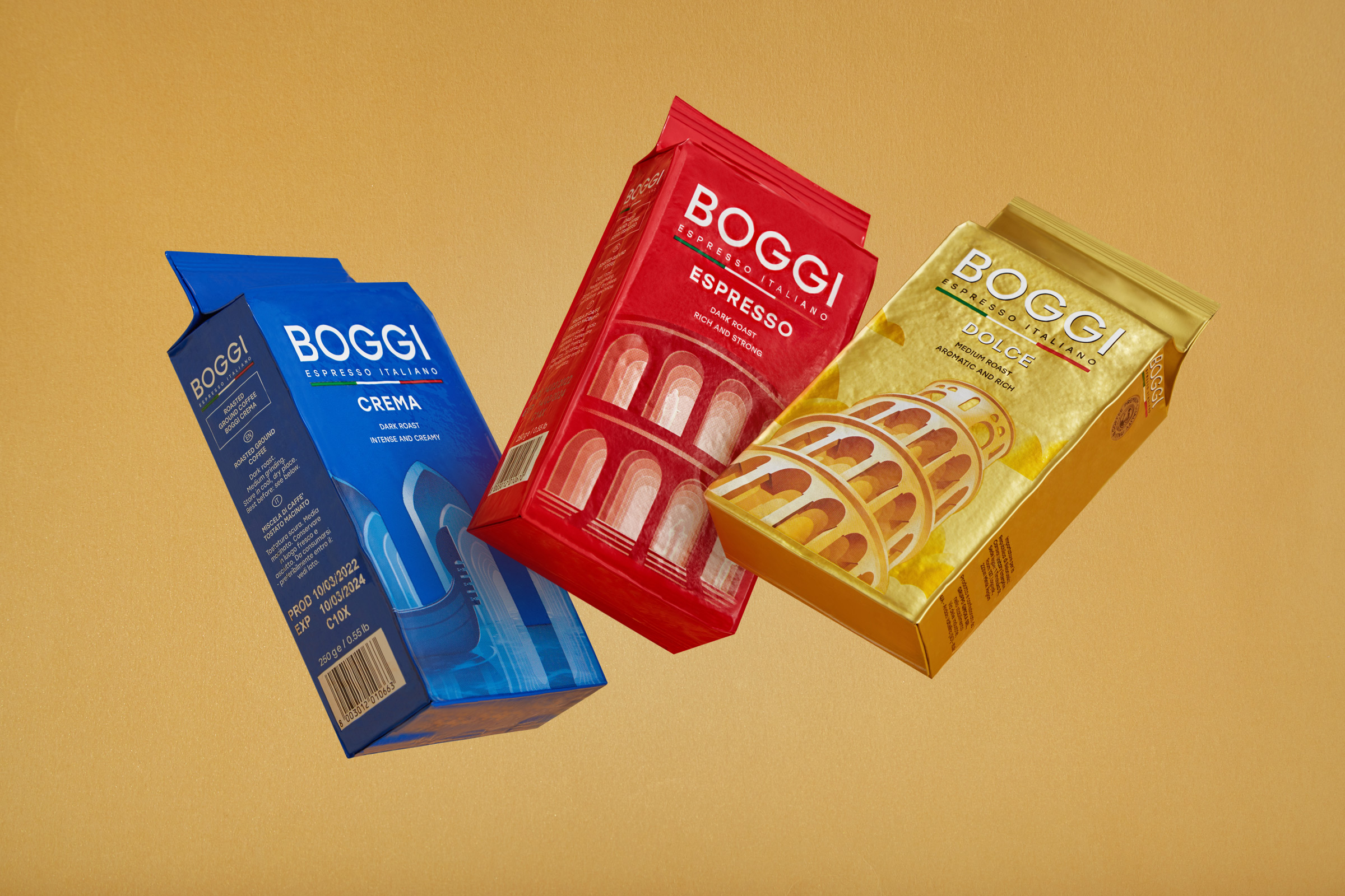 Boggi 意大利咖啡品牌包裝這樣設計(圖1)