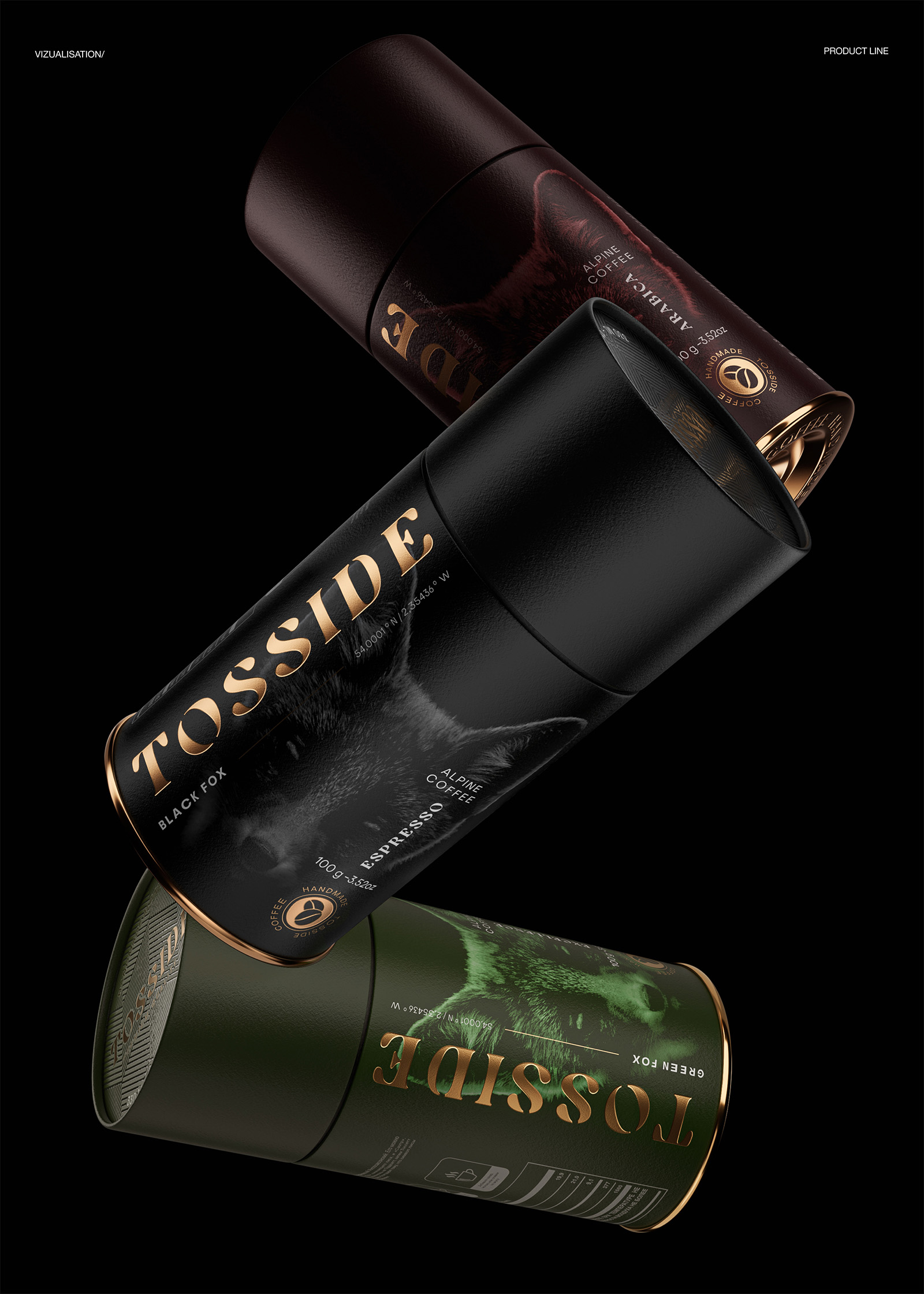 Tosside咖啡包裝設(shè)計作品參考(圖2)