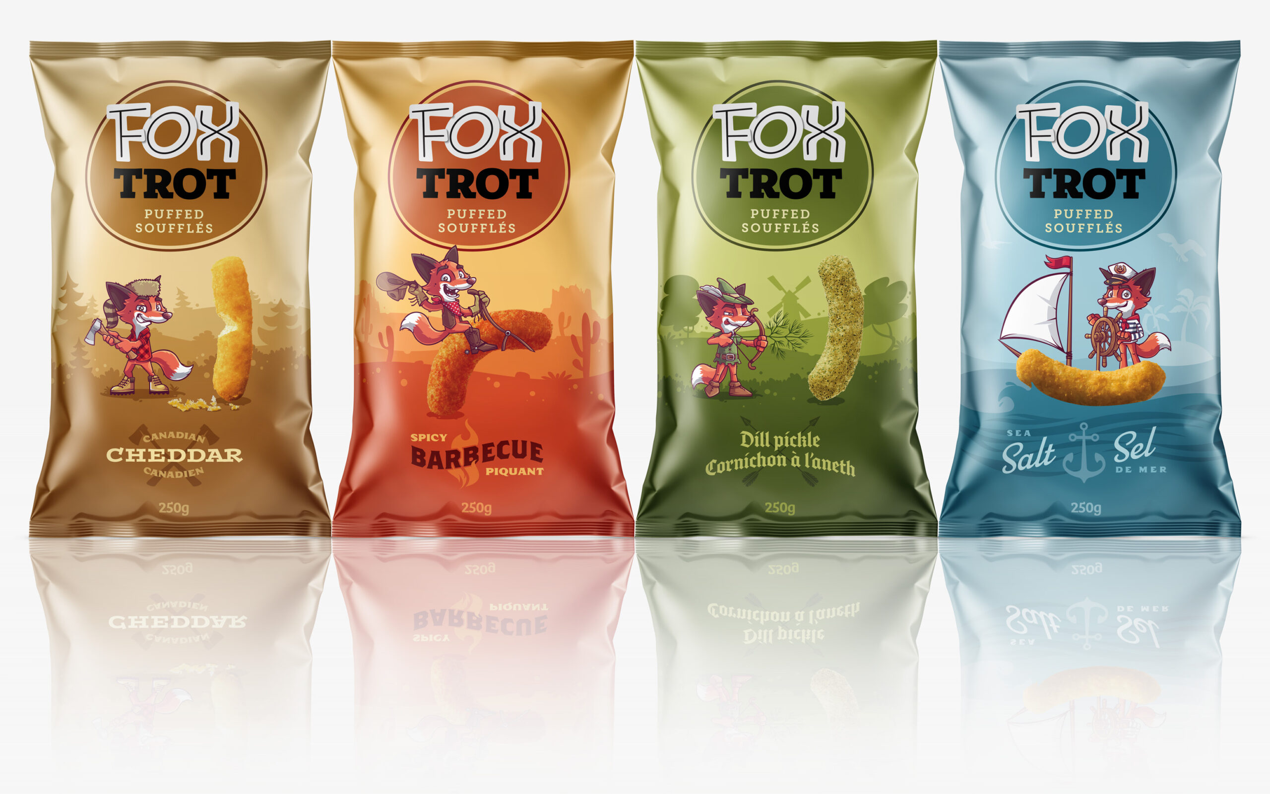 引人注目的風味零食包裝設計作品欣賞(圖1)