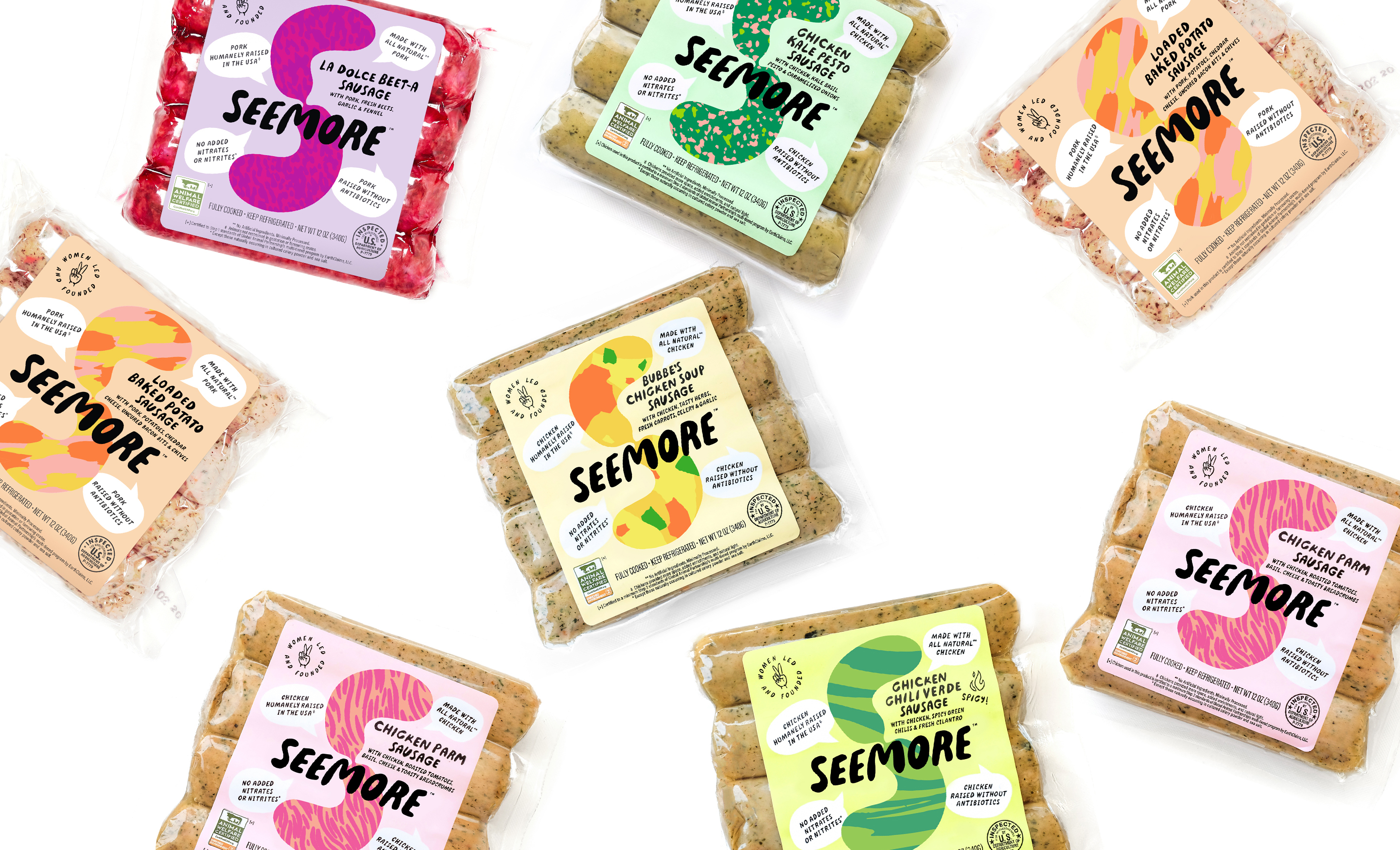 色彩豐富的香腸包裝設計欣賞(圖5)