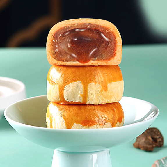 鮮品屋 鮮品金秋 廣式月餅 10餅8味 630g 禮盒裝包裝禮盒產(chǎn)品包裝創(chuàng)意設(shè)計(jì)欣賞(圖2)