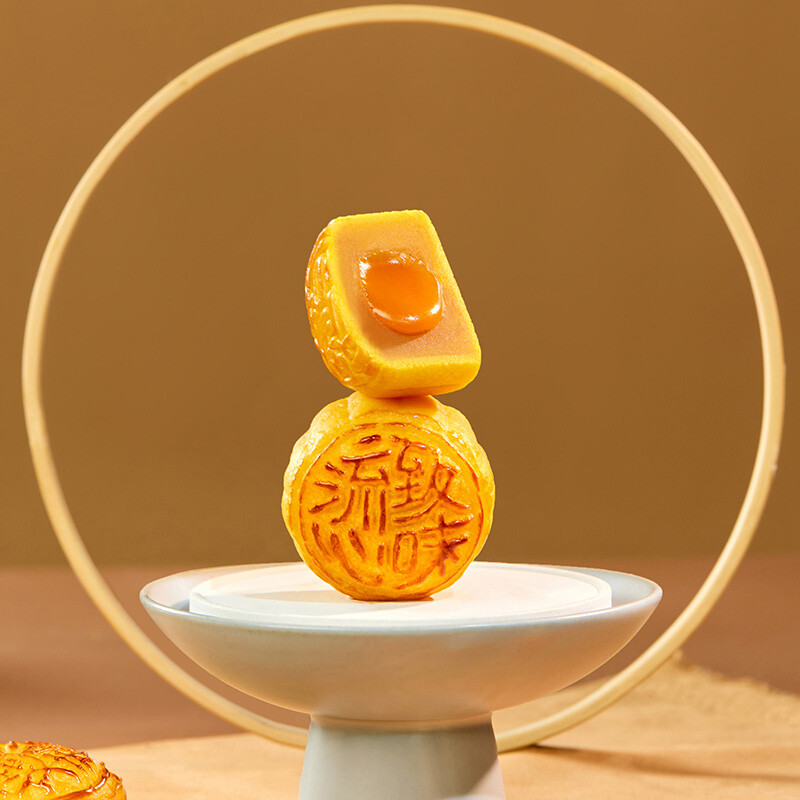 WING WAH 元朗榮華 榮華富貴祥月 廣式月餅 8餅5味 620g 禮盒裝包裝禮盒產品包裝創意設計欣賞(圖4)