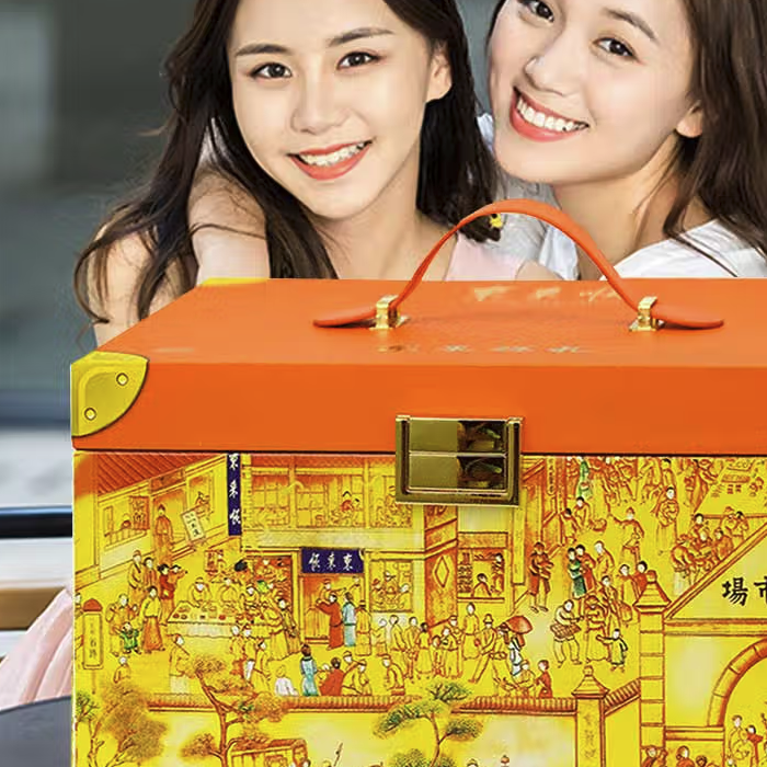 東來順 東來祥禮 京式月餅禮盒 12餅12味 960g包裝禮盒產品包裝創意設計欣賞(圖5)