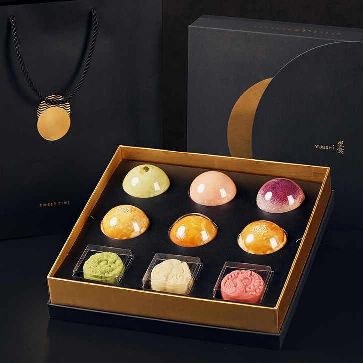 YOTIME 悠享時 悅食團圓蘇式月餅禮盒 9餅8味 564g包裝禮盒產品包裝創意設計欣賞(圖2)