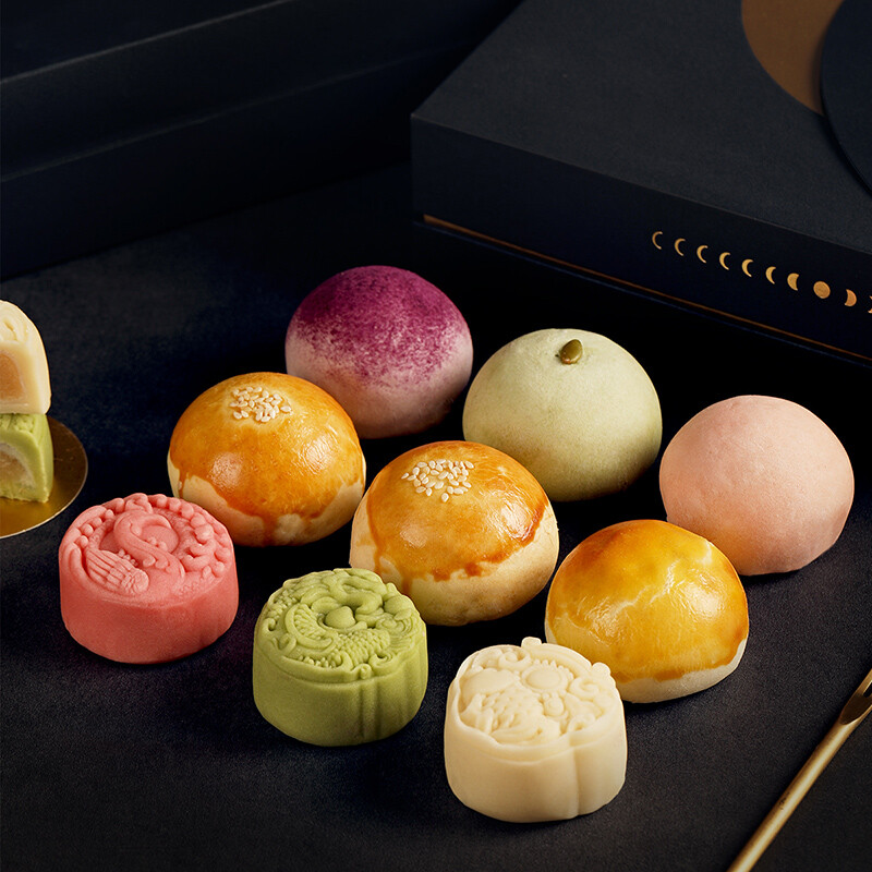 YOTIME 悠享時 悅食團圓蘇式月餅禮盒 9餅8味 564g包裝禮盒產品包裝創意設計欣賞(圖5)