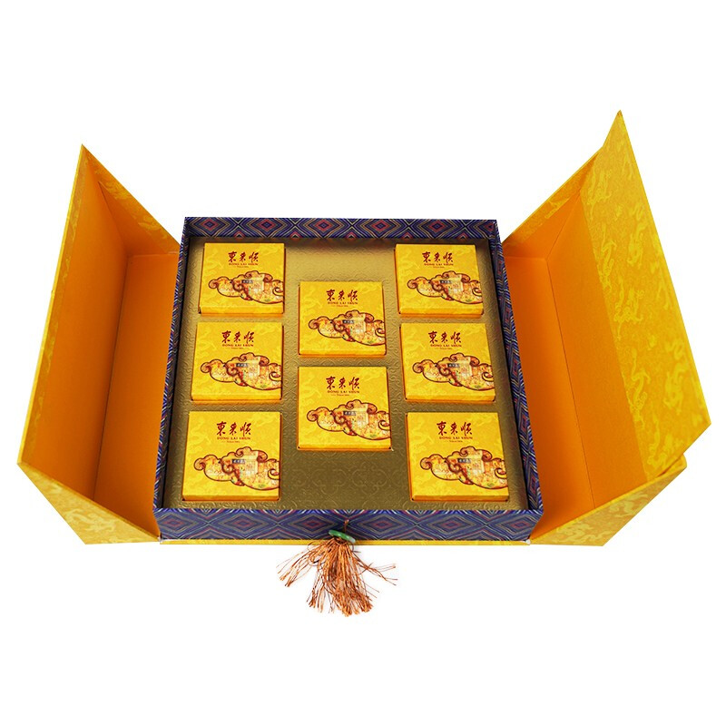 東來順 東來福禮 京式月餅禮盒 8餅6味 640g包裝禮盒產品包裝創意設計欣賞(圖3)