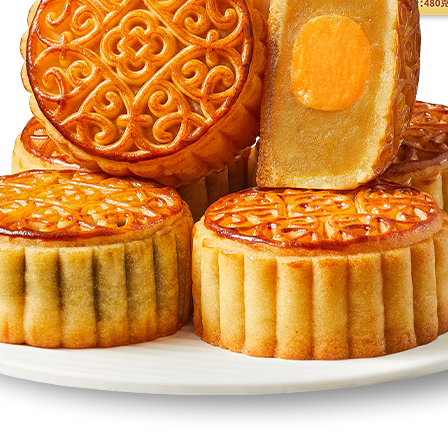 PANPAN FOODS 盼盼 花好月圓禮盒 水果多口味 480g 6枚裝包裝禮盒產品包裝創意設計欣賞(圖4)