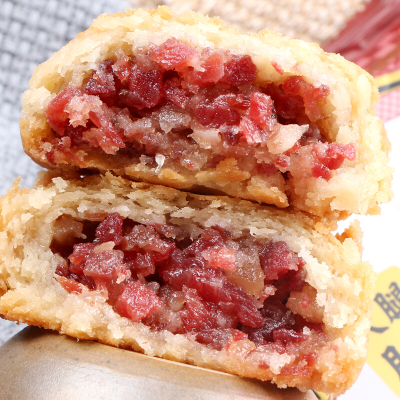 虹山如愿 火腿滇式月餅 100g*10袋包裝禮盒產(chǎn)品包裝創(chuàng)意設(shè)計(jì)欣賞(圖3)