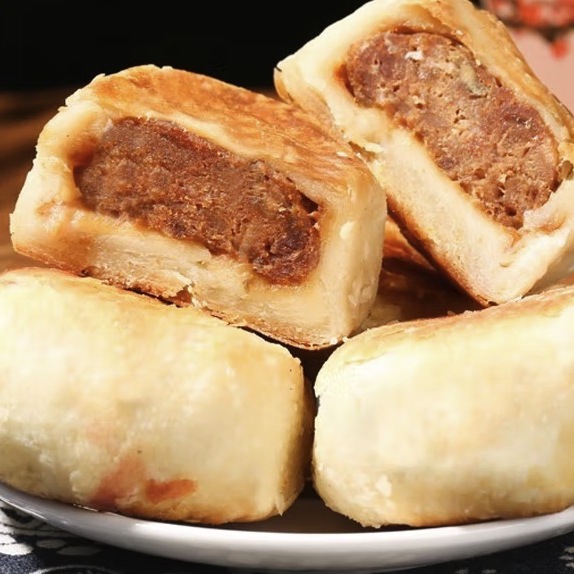 光明邨 鮮肉蘇式月餅 5個(gè)包裝禮盒產(chǎn)品包裝創(chuàng)意設(shè)計(jì)欣賞(圖5)