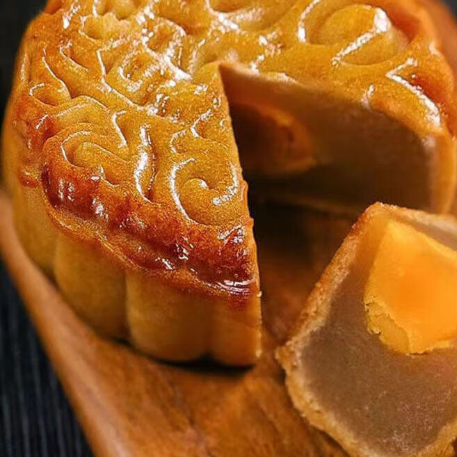 酥園康 廣式月餅 蓮蓉蛋黃味 26g*30袋包裝禮盒產品包裝創意設計欣賞(圖2)