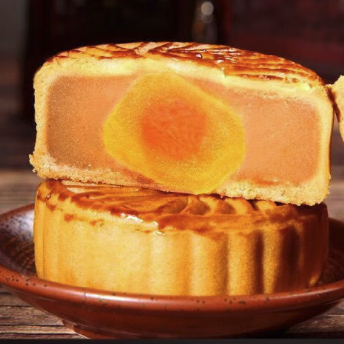 酥園康 廣式月餅 蓮蓉蛋黃味 26g*30袋包裝禮盒產品包裝創意設計欣賞(圖5)