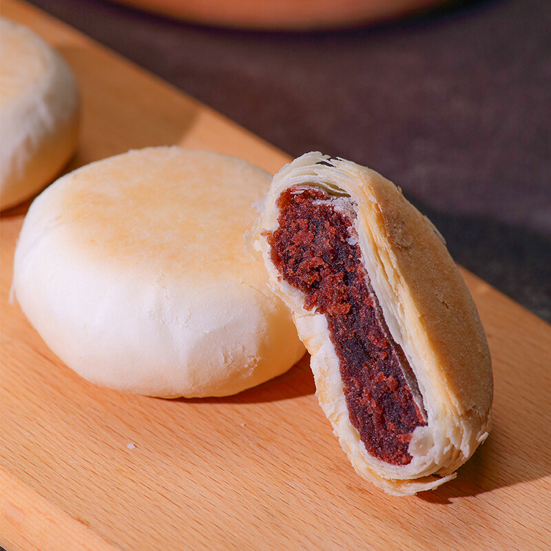 秋香 蘇式月餅 6餅4味 400g 禮盒裝包裝禮盒產品包裝創意設計欣賞(圖4)