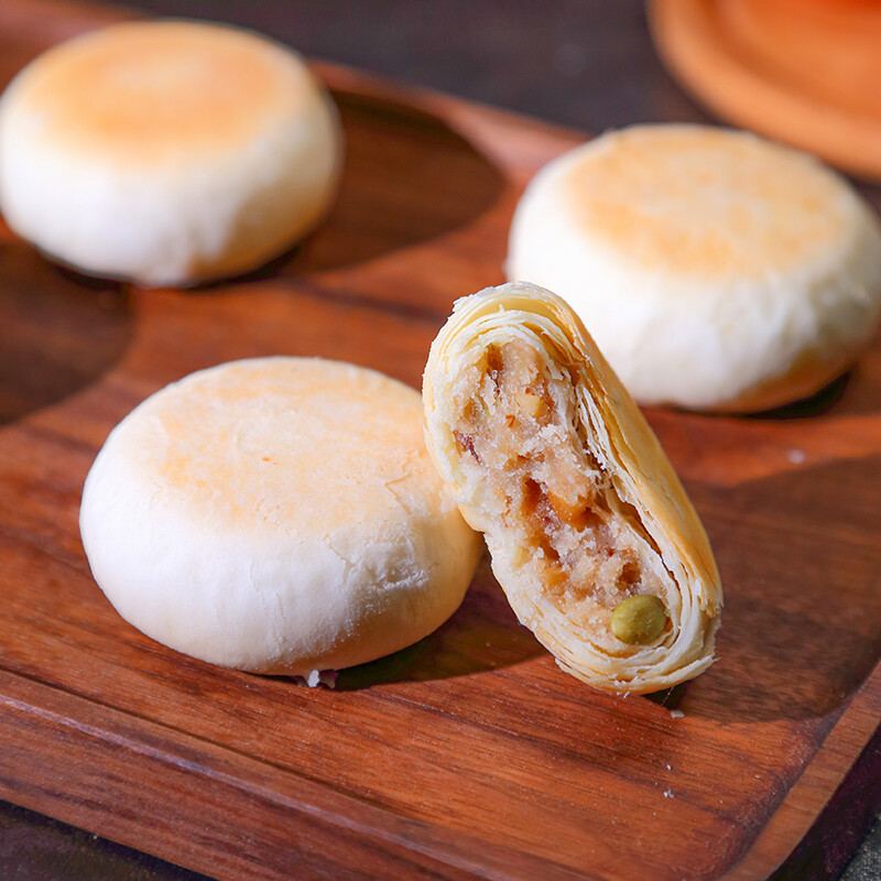 秋香 蘇式月餅 6餅4味 400g 禮盒裝包裝禮盒產品包裝創意設計欣賞(圖3)