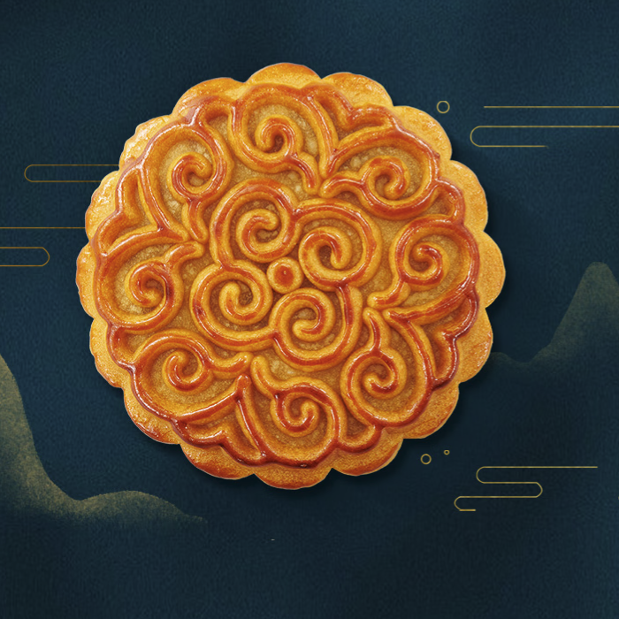 WU FANG ZHAI 五芳齋 五芳悠月 廣式月餅  雙黃蓮蓉口味 800g 禮盒裝包裝禮盒產品包裝創意設計欣賞(圖5)