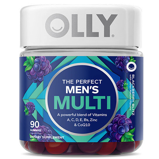 OLLY 男士復合維生素Q10 90粒保健產品包裝創意設計欣賞(圖1)