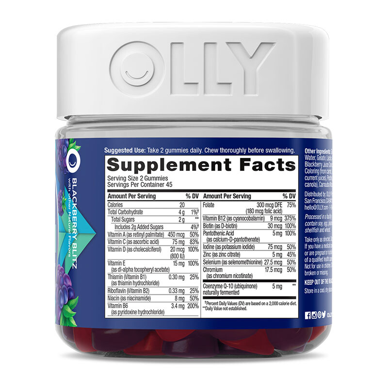 OLLY 男士復合維生素Q10 90粒保健產品包裝創意設計欣賞(圖4)