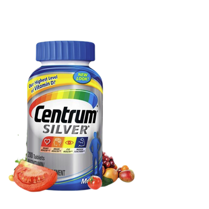 Centrum 善存 中老年男性復合維生素 200粒保健產品包裝創意設計欣賞(圖2)