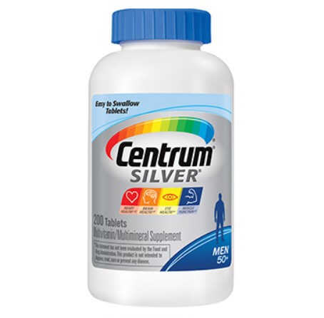 Centrum 善存 中老年男性復合維生素 200粒保健產品包裝創意設計欣賞(圖3)
