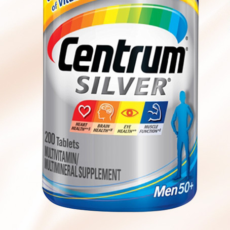 Centrum 善存 中老年男性復合維生素 200粒保健產品包裝創意設計欣賞(圖5)